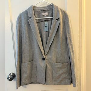LOFT Women's Light Gray Blazer